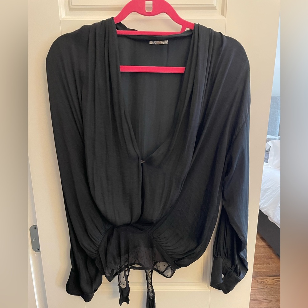 Free People Low Cut Body Suit